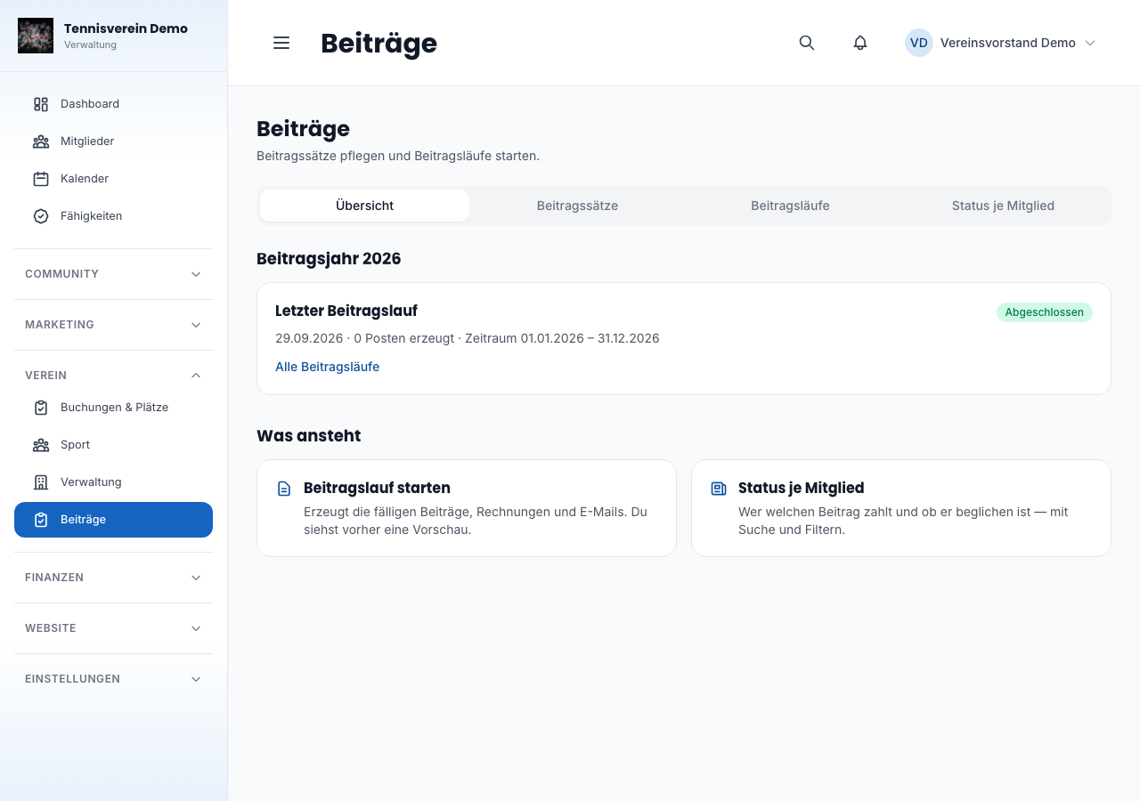 The “Fees” page as your starting point