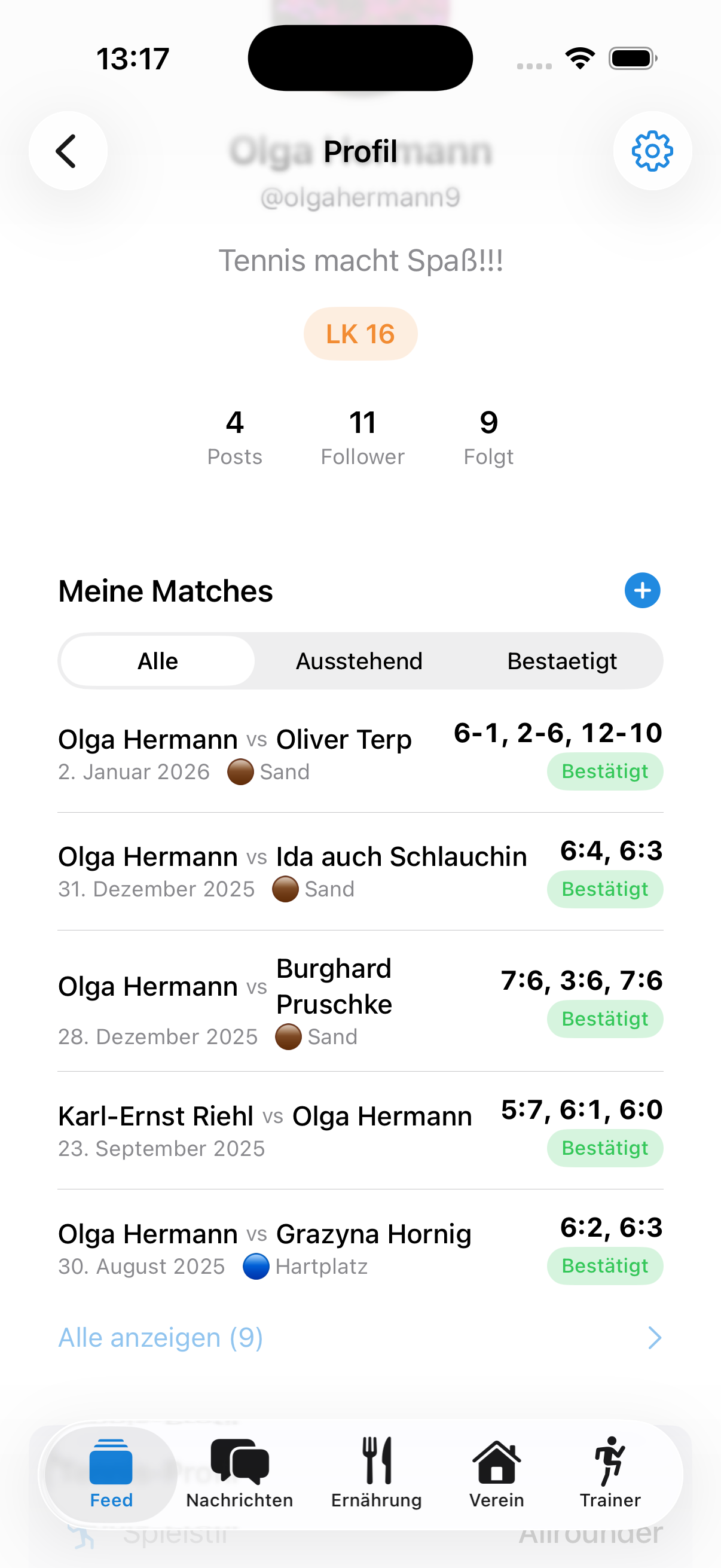 Match-Tracking